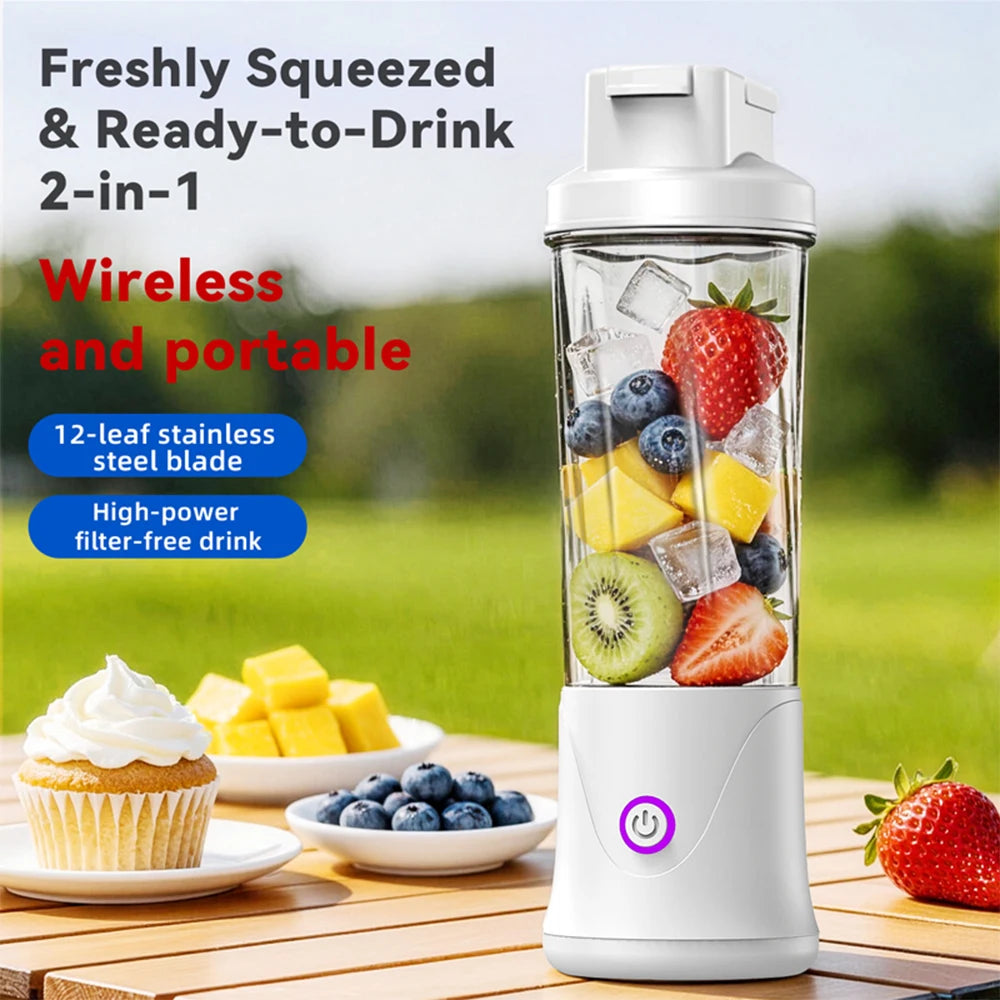 Mini Juicer Portable 450ML - Rechargeable Blender