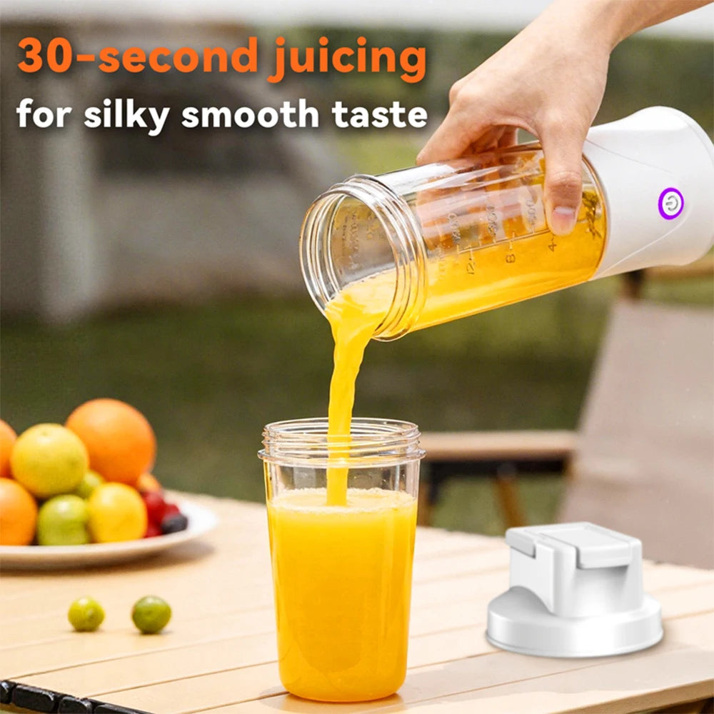 Mini Juicer Portable 450ML - Rechargeable Blender