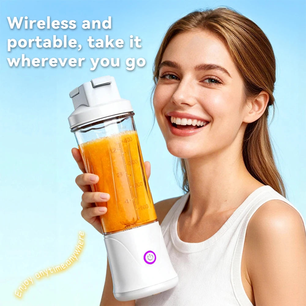 Mini Juicer Portable 450ML - Rechargeable Blender